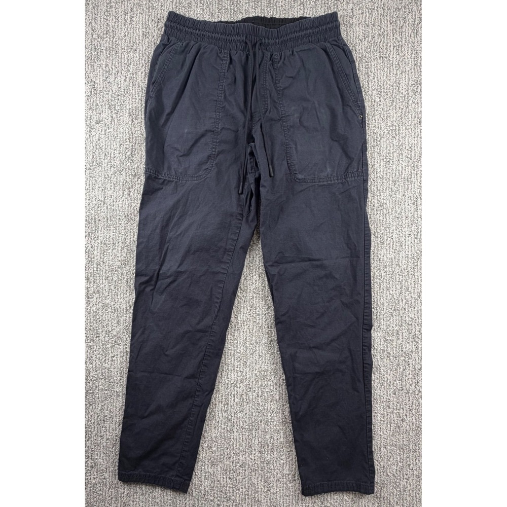Fabletics One Jogger Mens Small Black Ripstop Elastic Waist Pants PT2356970